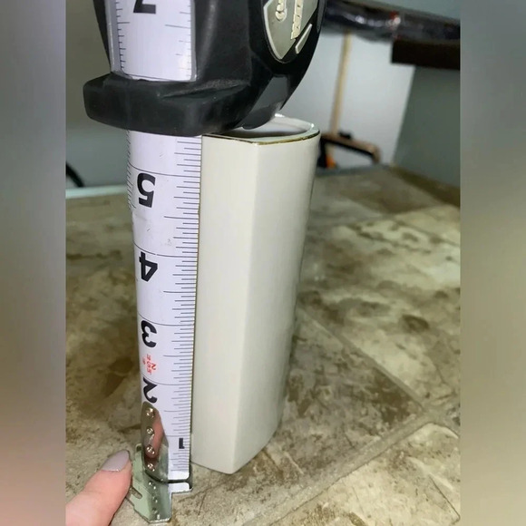 Homemade UFC Brand White Heart Shaped Vase Made in 1982 Japan with Gold Rim Rare - Picture 12 of 13